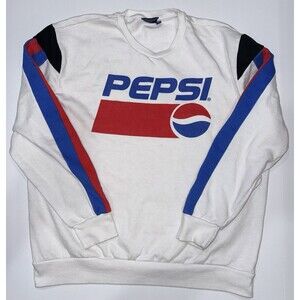 Vintage Y2K Pepsi Crewneck Sweatshirt SZ XL Novelty Sweater